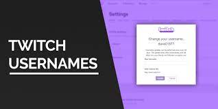 Changing Twitch Username